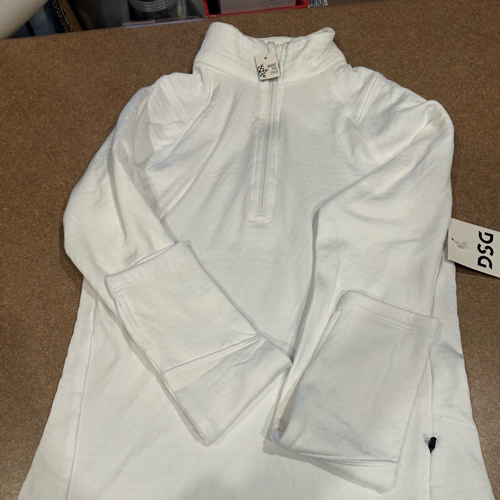 DBG - new - white run jacket - xs